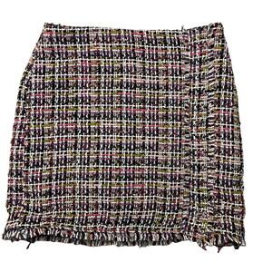 Ann Taylor multi colored tweed Pencil Skirt 00P